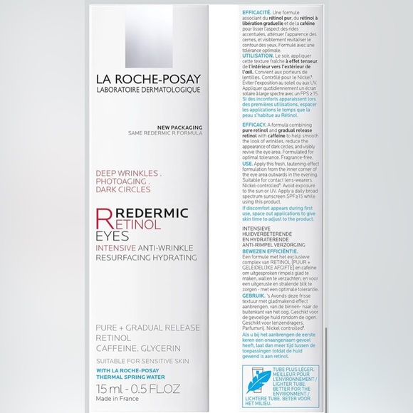La Roche-Posay Redermic R Retinol Eye Cream -NEW! - Picture 3 of 8